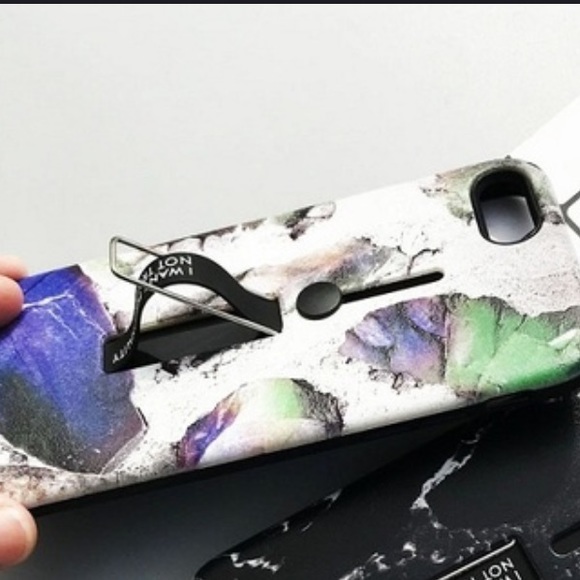 📲iPhone X & 7/8 PLUS multicolor Marble phone case - Picture 4 of 8